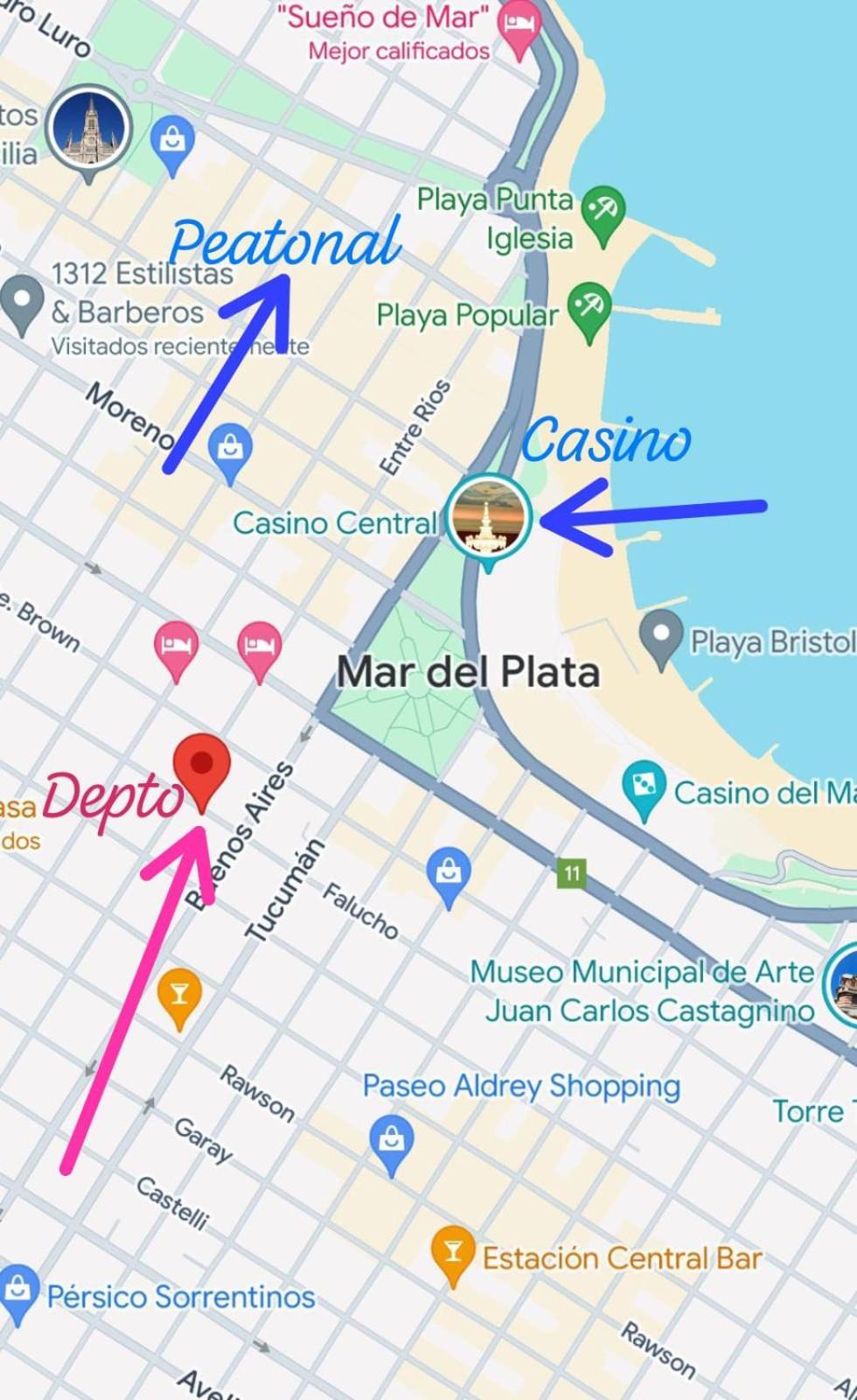 Apartamento Un Ambiente Con Balcon A La Calle, Excelente Ubicacion! *